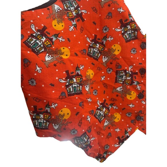 Vintage Basic Editions Halloween Vest Plus 24W Haunted House Ghost Spiderweb - Picture 4 of 12